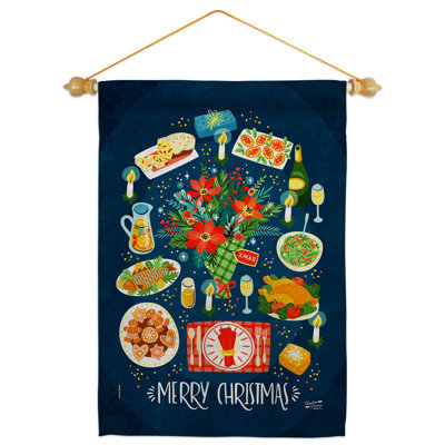 Ensemble de drapeaux en polyester 2 faces 1,5 pi x 1,1 pi