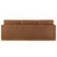  Bobbi 87' Genuine Leather Upholstered Sofa