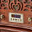 Brown+Gold Free Form Solid Wood+Copper Media Players