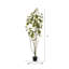 Cotinus Coggygria artificiel en pot vert-23267587