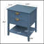 Table d'appoint polyvalente à 2 tiroirs, idéale pour diverses pièces, style américain