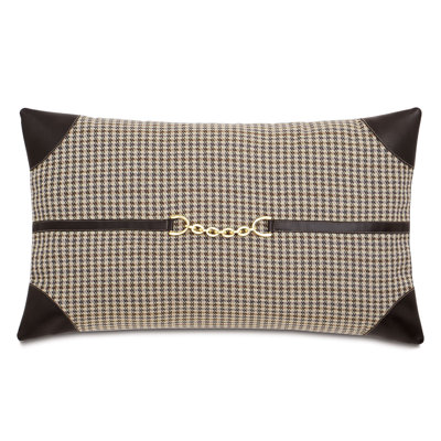 Equestrian Appliqued Reversible Throw Pillow