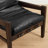 Carre 28.35'' W Genuine Leather Lounge Armchair With Adjustable Headrest-218392002