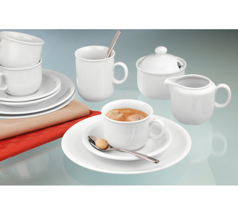 Compact White, 30-Piece Dinnerware Set