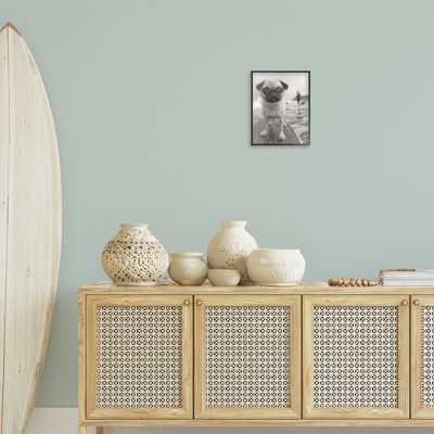 Boogie Pug Surfing, estampe numérique, design par Sophie 6