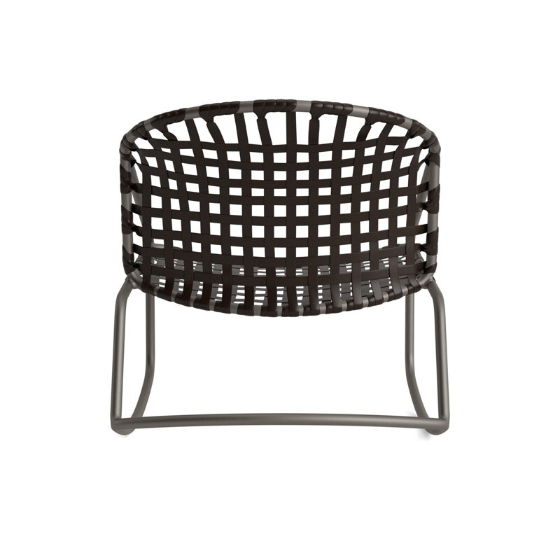 Kantan Outdoor Lounge Chair, Mica/Coffee