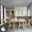 Mendota 4 - Light Chrome/Gold LED Pendant