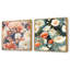 Herblay - Ensemble de 2 collages carrés floraux-101845318-101845322