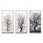 «White Tree Elegance Landscape», 3 pièces sur toile-484368267-484368306