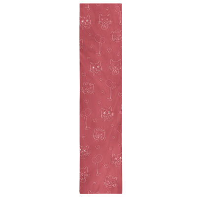 Chemin de table chats saint-valentin hol