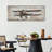 'Model Airplane' Metal on Solid Wood
