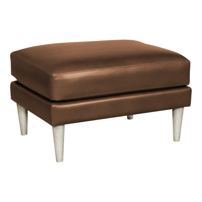 Repose-pieds standard en cuir véritable 28,5 po Thea
