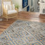 Tapis en jute / denim tissé à la main Arria-153144666