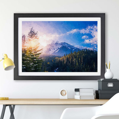 Sunlight Over Canada - Framed Print
