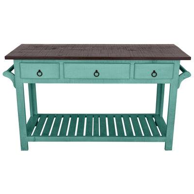 Sirenna Solid Wood Kitchen Island