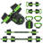 3 in-1 Octagonal Adjustable Dumbbell Set, 88 LBS Free Weights Dumbbells