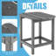 Table d'appoint en plastique Ambudkar Rosecliff-1261795918