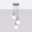 Bernis 3 - Light Brushed Nickel Pendant-371058956
