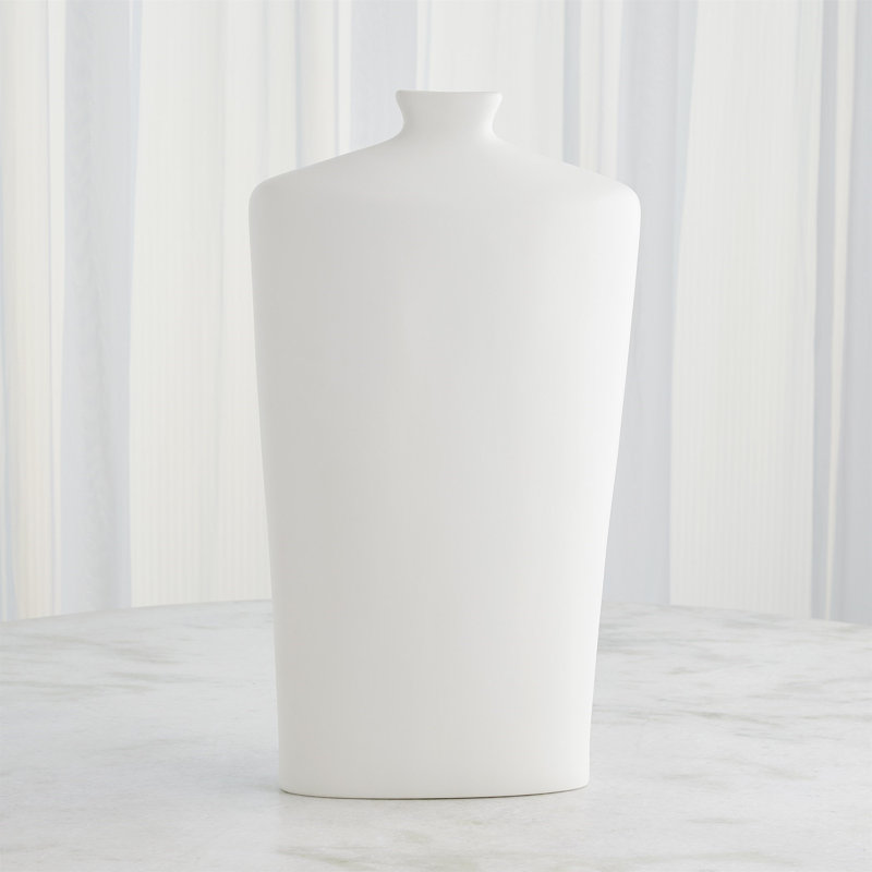 Terzo Handmade Ceramic Table Vase, 23" H x 12.5" W x 4.5" D