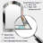 Grey and gold pastel Stripes Melody I - Shapes Arch Unique Wall Mirror, Modern Asymmetrical Mirror, Printed Metal Art-1755246564