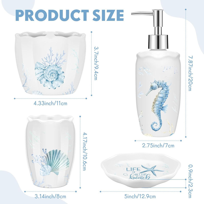 Ocean Animals Bathroom Decor