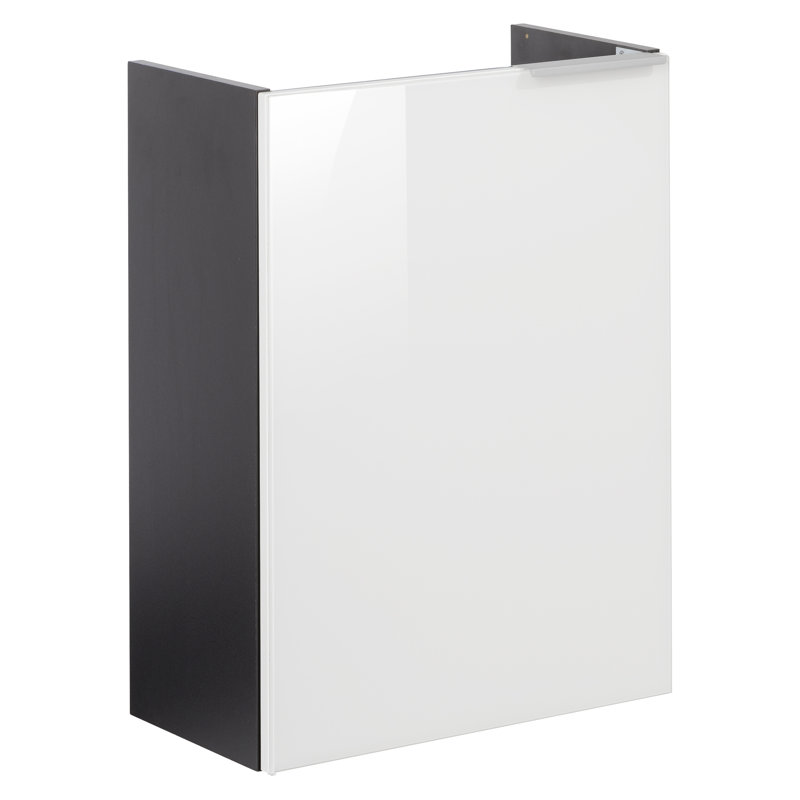 440mm Single Bathroom Vanity with Basin, Anthracite/White