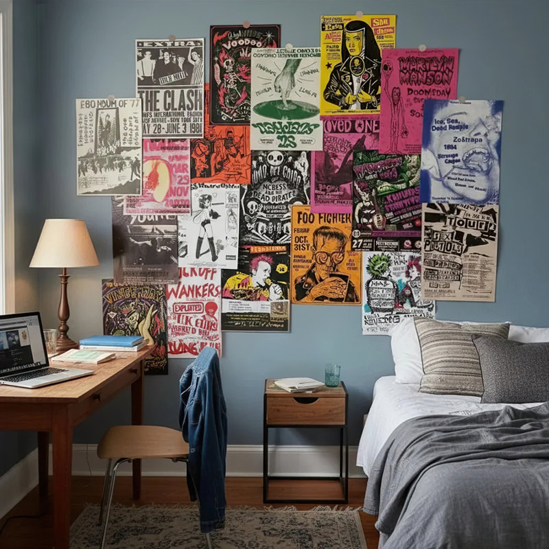 Rock 'n' Roll Nostalgia: American Style Wall Decals