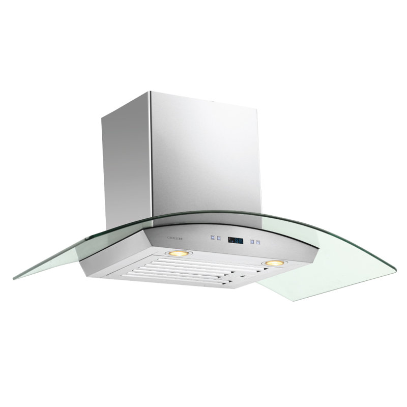 Cavaliere 36" Stainless Steel 324 CFM Ducted (Vented) Wall Range Hood with Baffle Filter