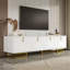 Luxury Tv Stand - 160Cm Media Unit With Soft-Close Doors & Adjustable Feet-890614519