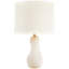 Adria 25" Cordless Table Lamp in Plaster White with Linen Shade-1623413292