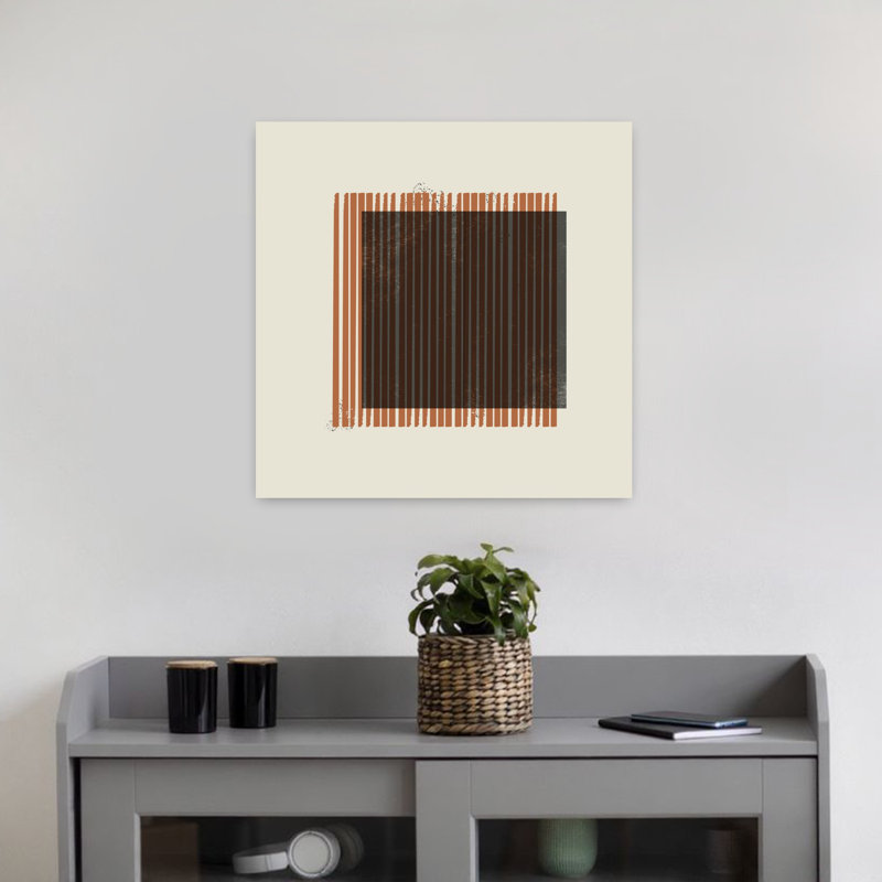 Art contemporain contemporain abstrait, H 18 po x l 18 po