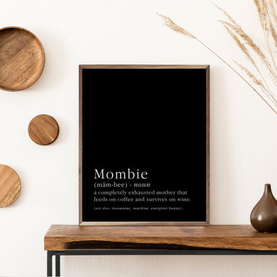 Mombie Définition - noir