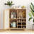 Wine Bar Cabinet with Rattan Door-1824770863