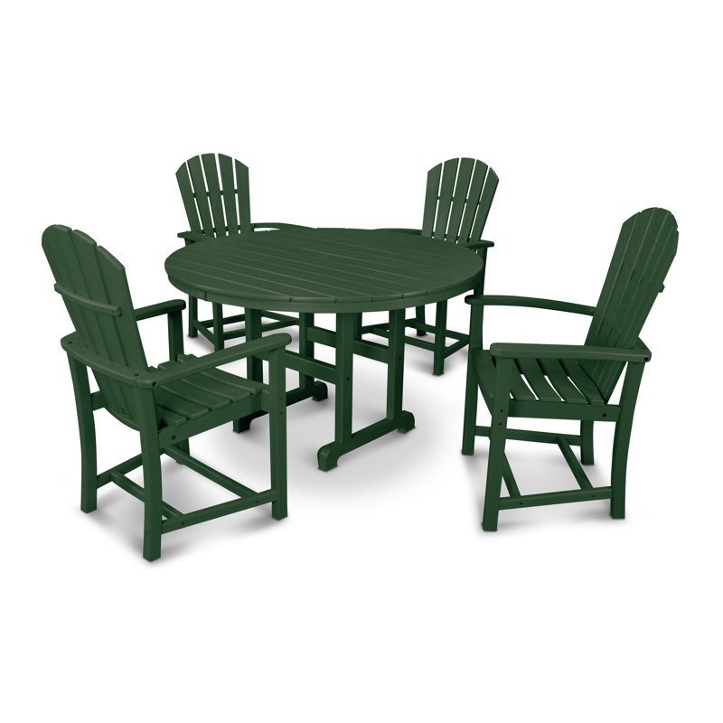 Ensemble repas 5 pièces POLYWOOD Palm Coast, Vert