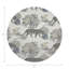 Leopard Walk Powder Vegan Leather Round Coasters-681272648