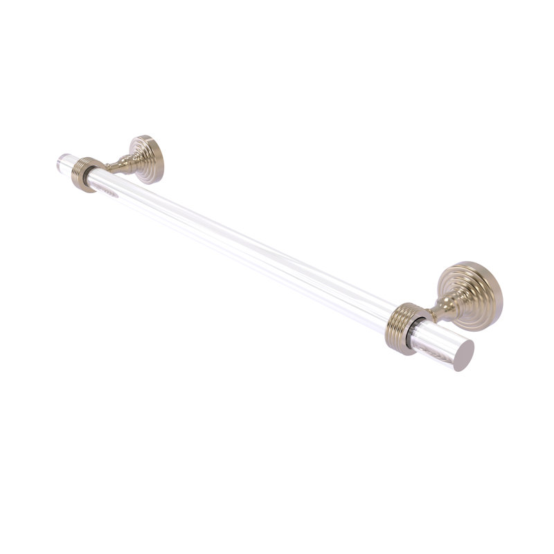 Barre à serviettes murale Jarrell, Étain antique, H 3,985 po x l 34 po x P 2,2 po