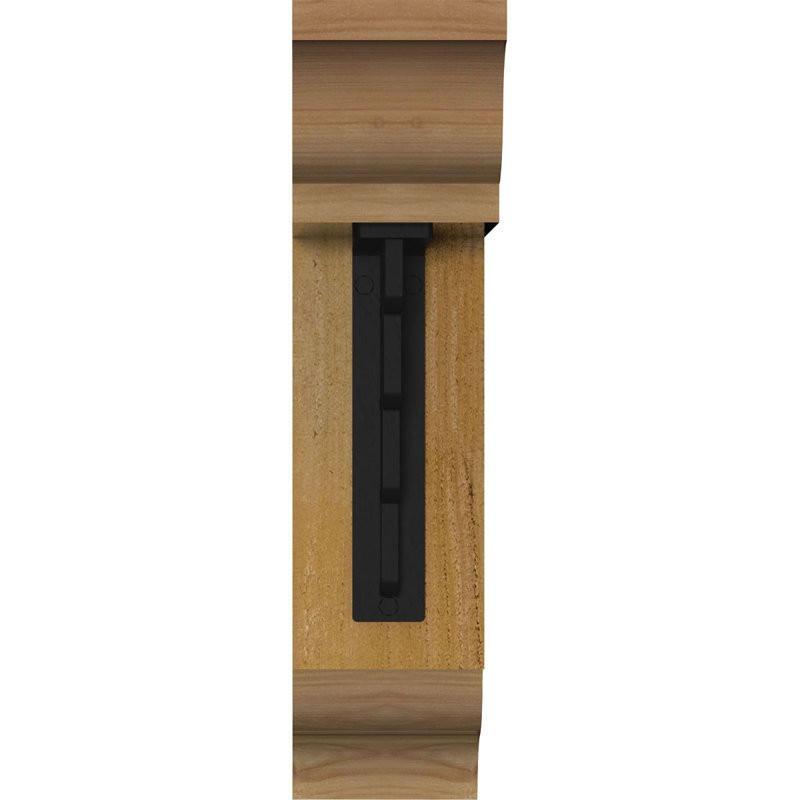 Support de fer traditionnel 4 po Diane, H 16 po x P 13 1/2 po, Cèdre rouge de l'Ouest l 4 po x T 4 po (sciage br