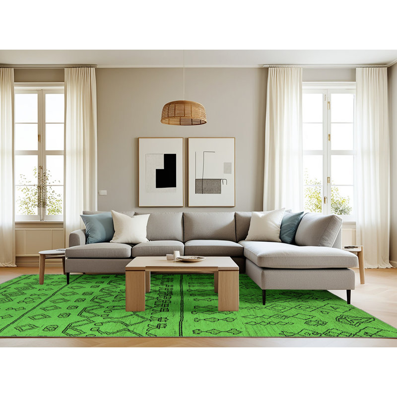 Herberto Washable Southwestern Indoor Rug, Rectangle 8' x 12'