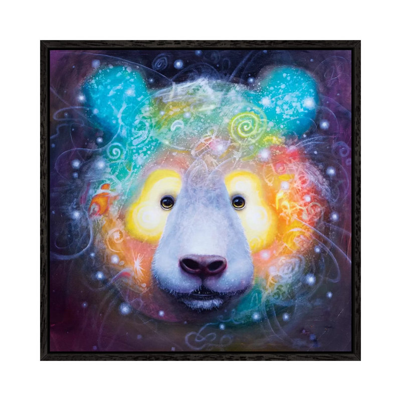 Cadence 1 Piece Wall Art on Canvas, 45.72 cm H x 45.72 cm W, Black Framed
