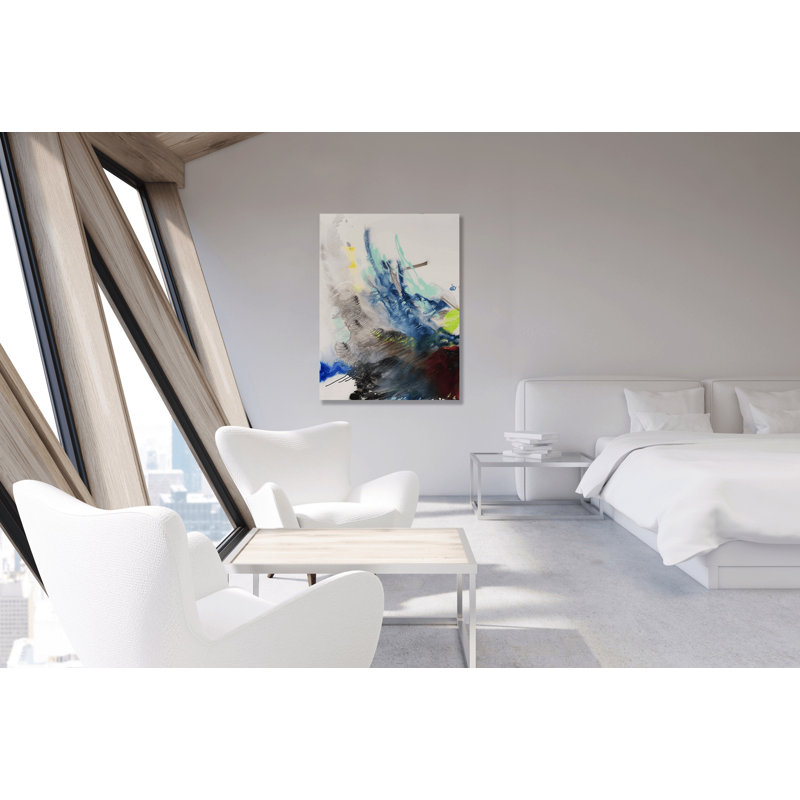 Burn - Artist Enhanced Canvas Print, 30" H x 24" W x 1" D, Wrapped Canvas