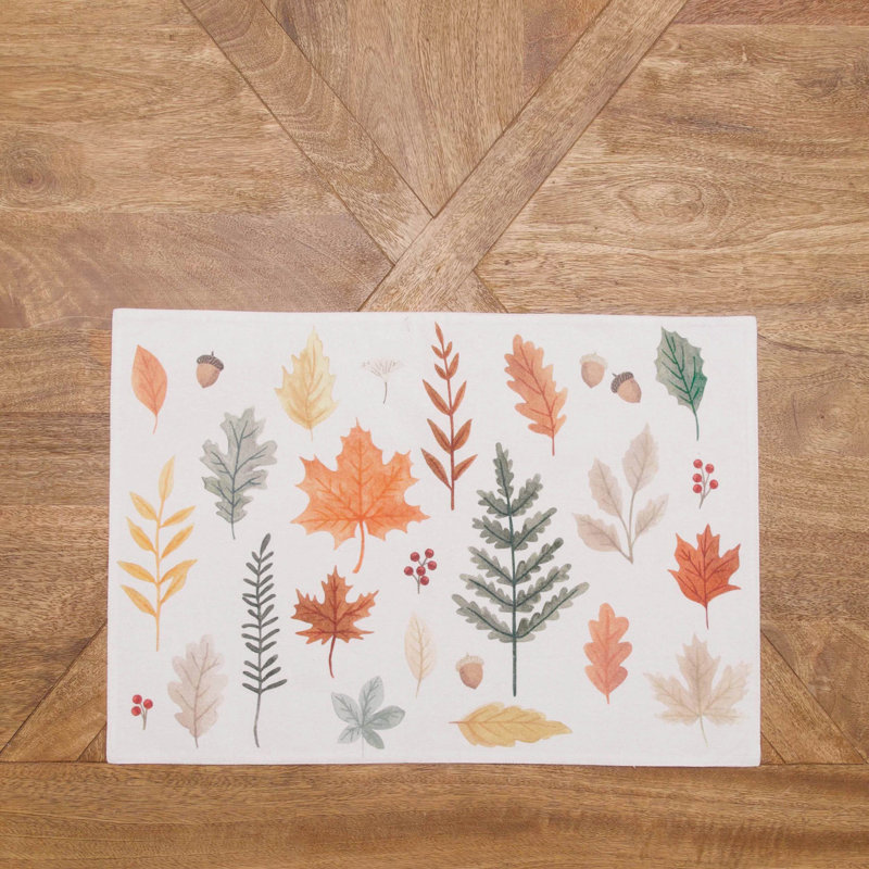 Ensemble de 6 napperons Autumn Leaves