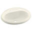 Vikrell Circular Drop-In Bathroom Sink with Overflow-1593449671