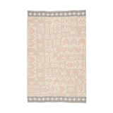 Kilim Area Rug in Pink/Gray/Beige