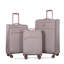 Ensemble de 4 pièces (16/20/24/28), Valise à roulettes Softshell Ensembles de bagage Terylene Valise durable