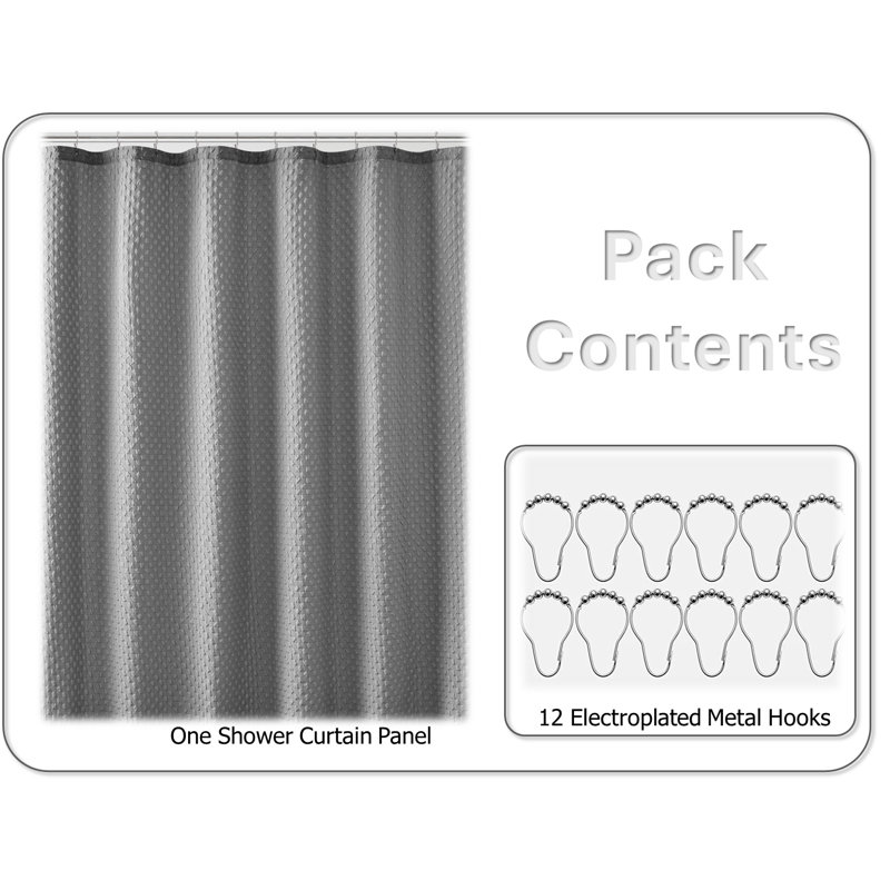 Riba Polyester Shower Curtain