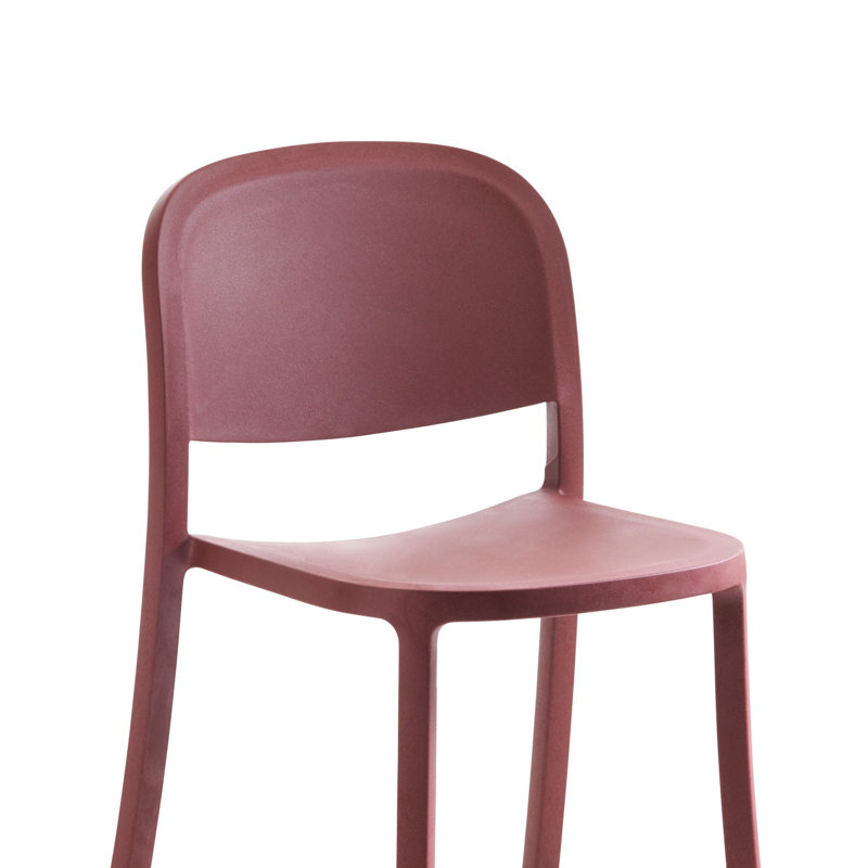 1 Inch Reclaimed Stacking Chair by Jasper Morrison, Bordeaux
