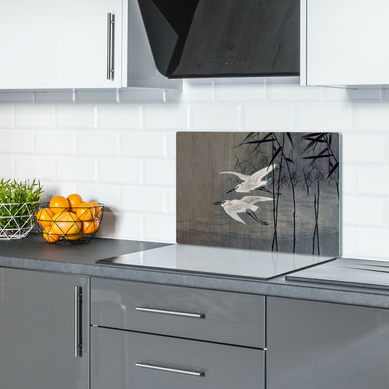 Avaya Tempered Glass Birds Lake Chopping Board, 52cm x 60cm