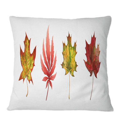 Coussin Red Maple Leaf I - Traditional