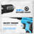 12V 3/8" 21+1 Torque Setting Power Cordless Drill Driver w/ Battery Charger Blue