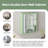Nathalya Glass Wall Bathroom Cabinet-2040105004